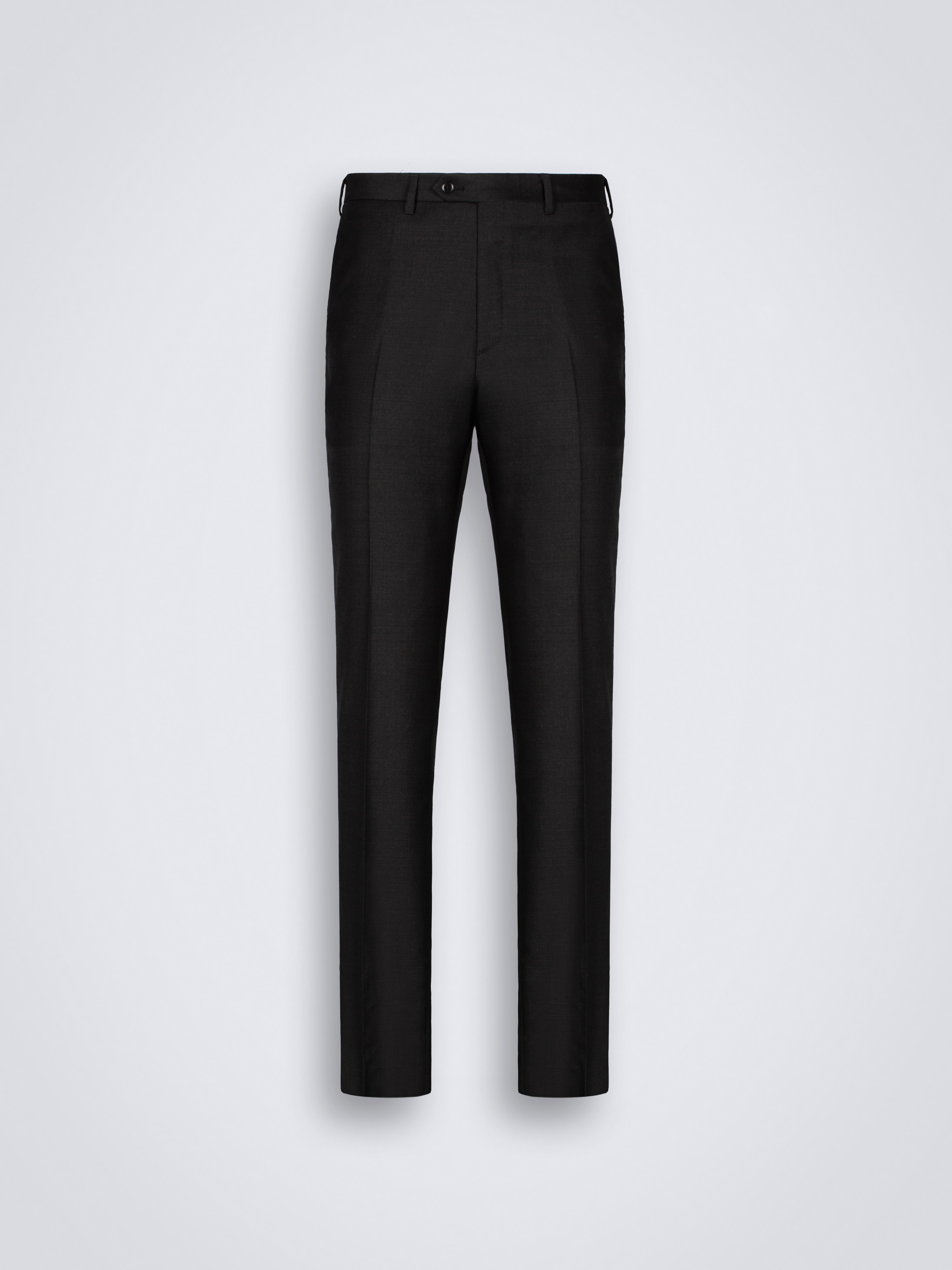 Essential charcoal grey Super 130's wool Tigullio trousers