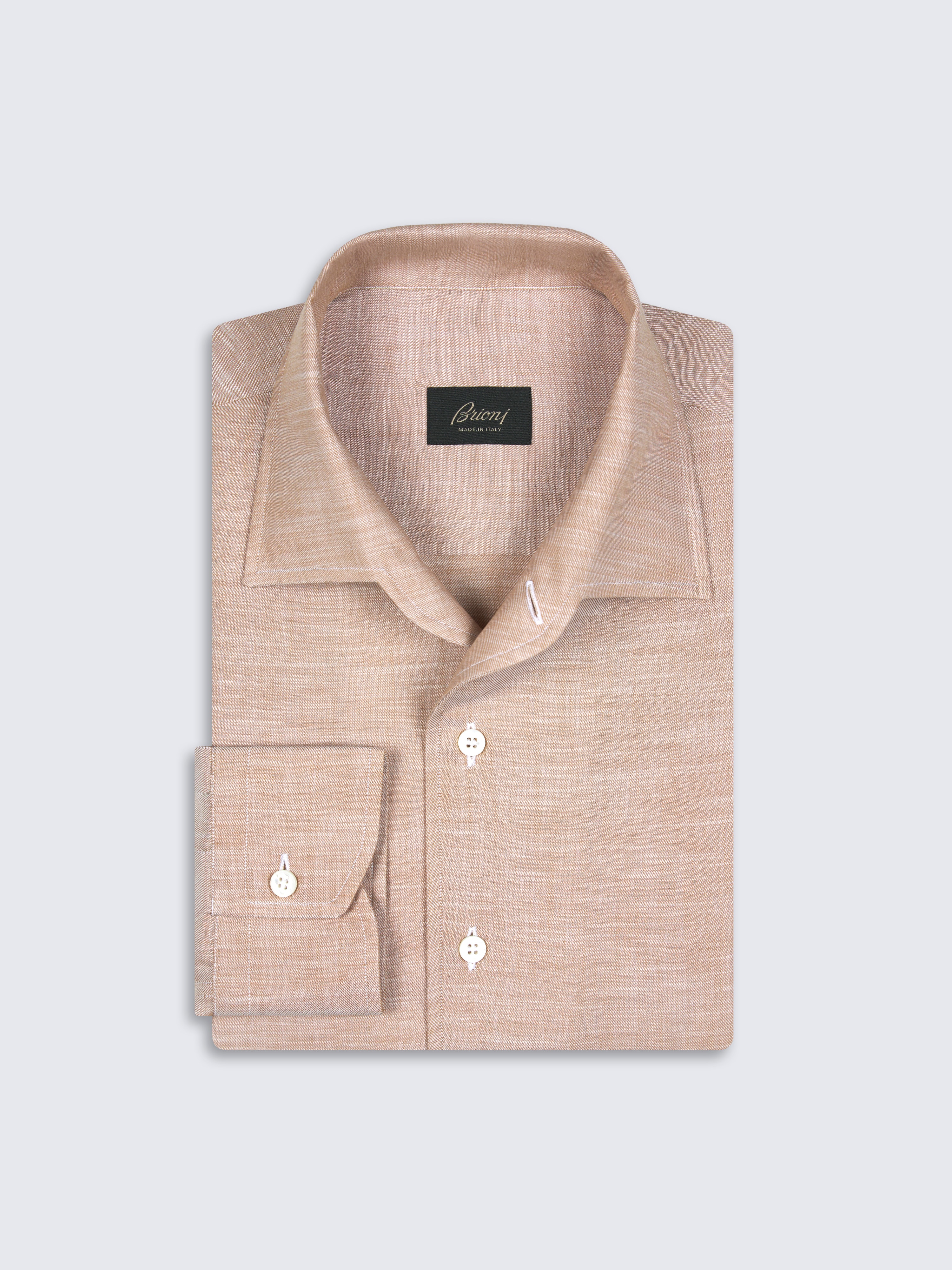 go toLight orange cotton Marcello shirt