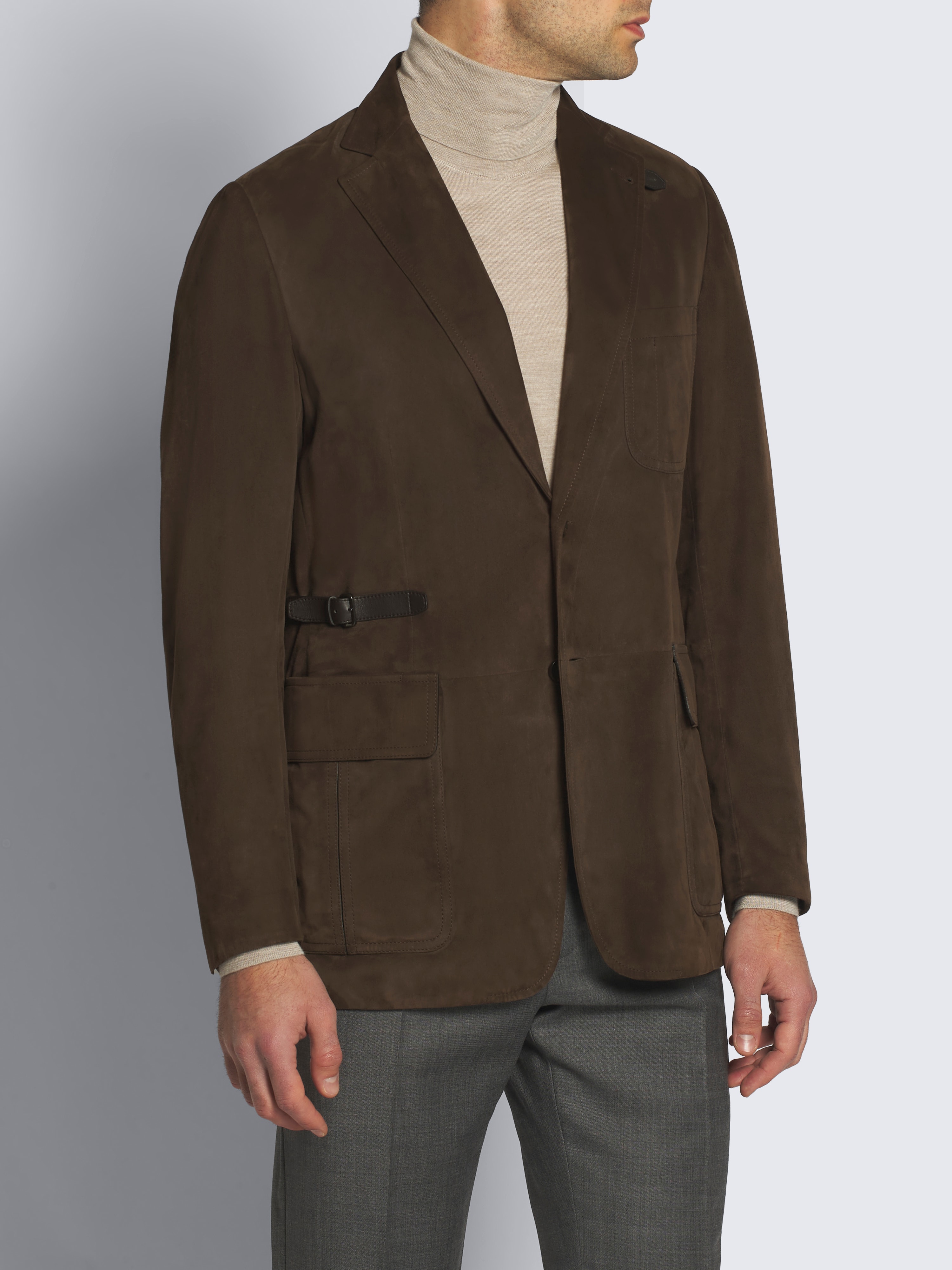Brown suede Travel jacket