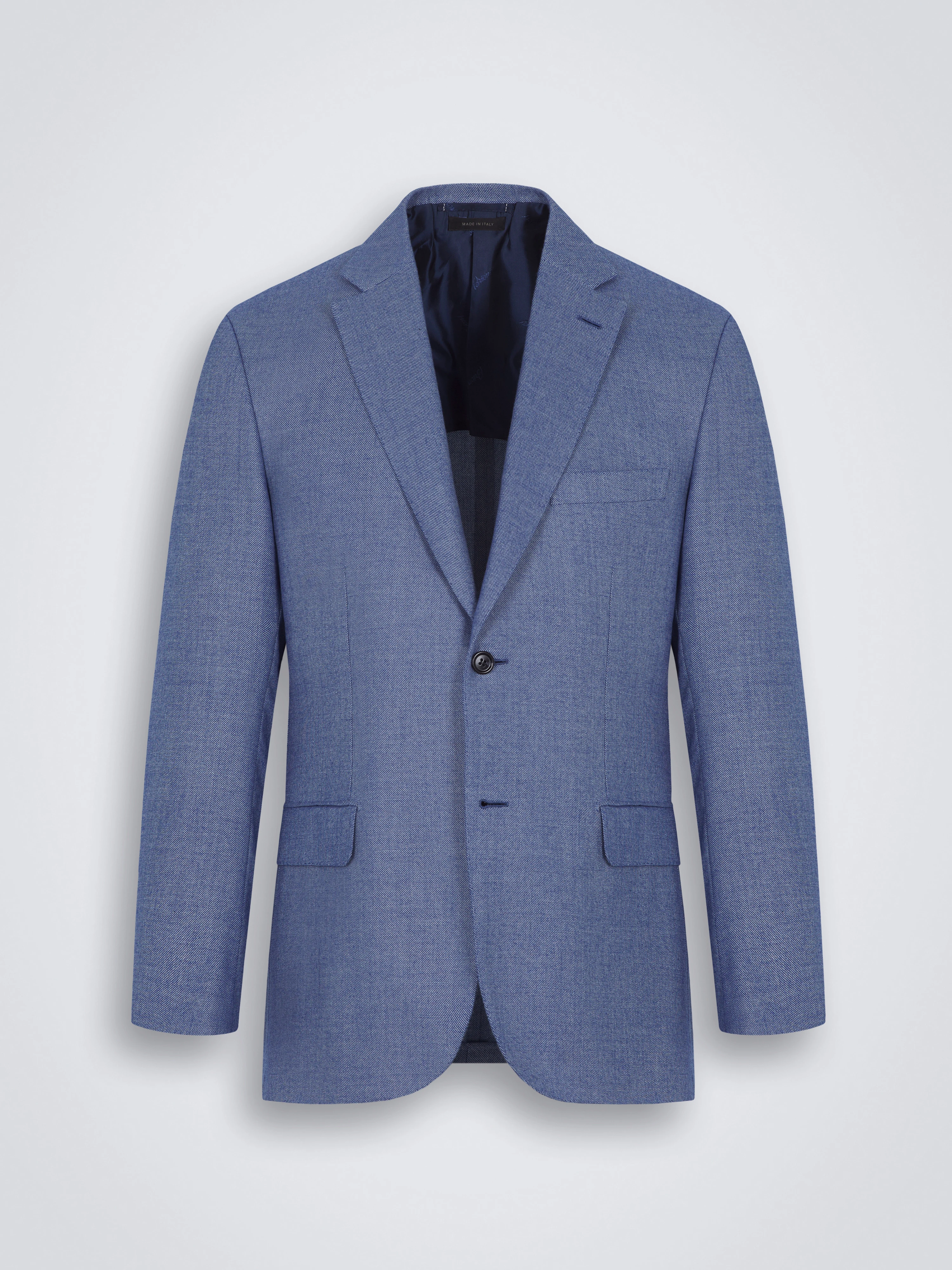 Light blue cashmere and vicuña Ravello jacket